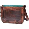 leather messenger bag laptop case office briefcase gift for men computer distressed shoulder bag