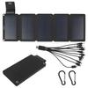 20W Folding Solar Panel Charger IP55 Waterproof Portable Solar Panel with Climbing Buckles USB TYPC Solar Power Battery Charger