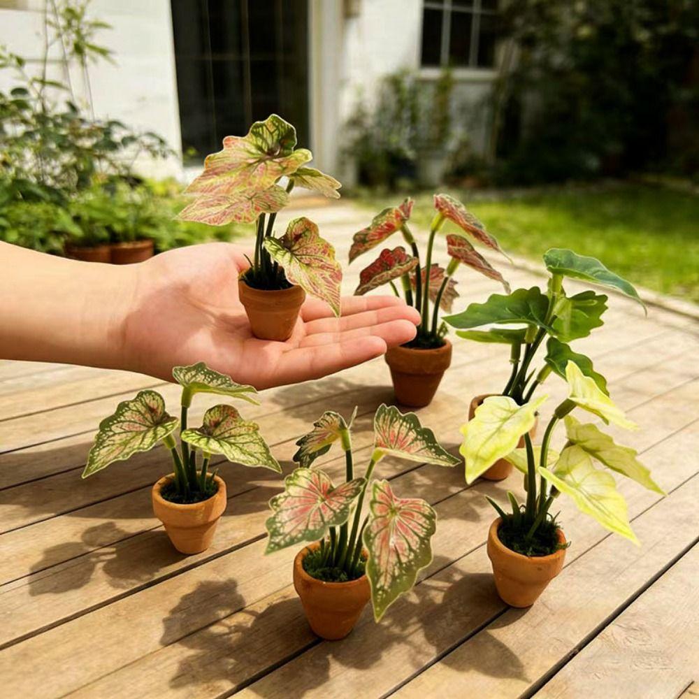 1:12 Dollhouse Miniature Plant Miniature Dollhouse Decorations