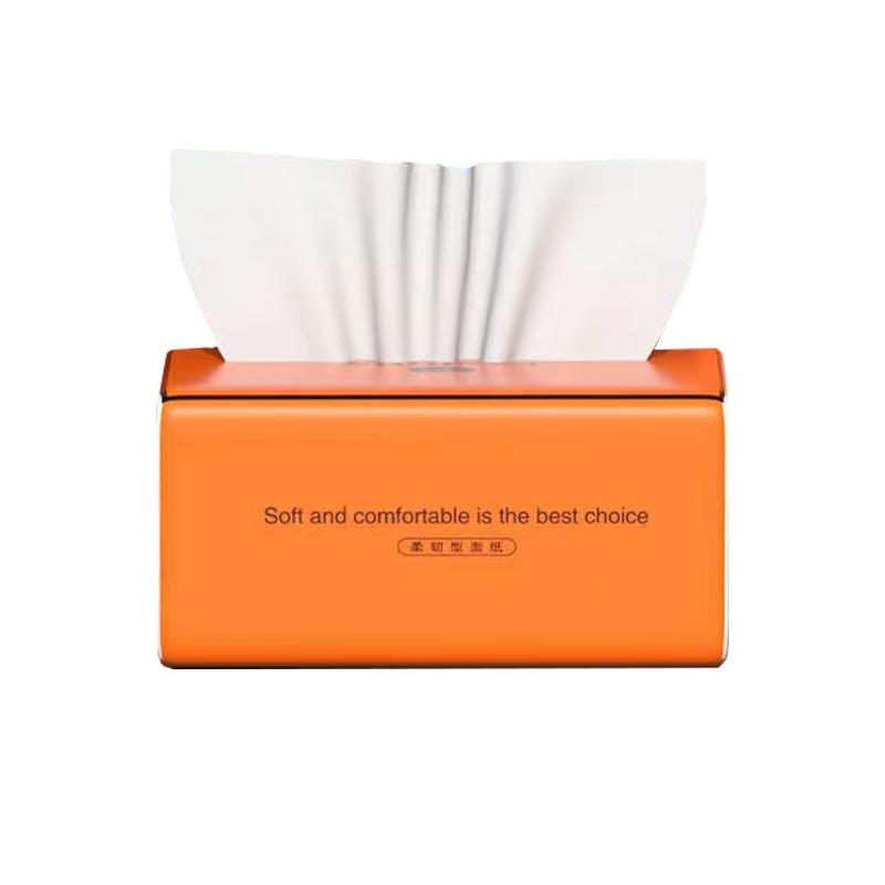 40-Pack Virgin Wood Pulp Facial Tissues: Economical Paper Napkins for Home Garden Use