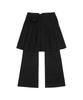 The Coldest Moment Tcm Skirt Layered Pants (Black)