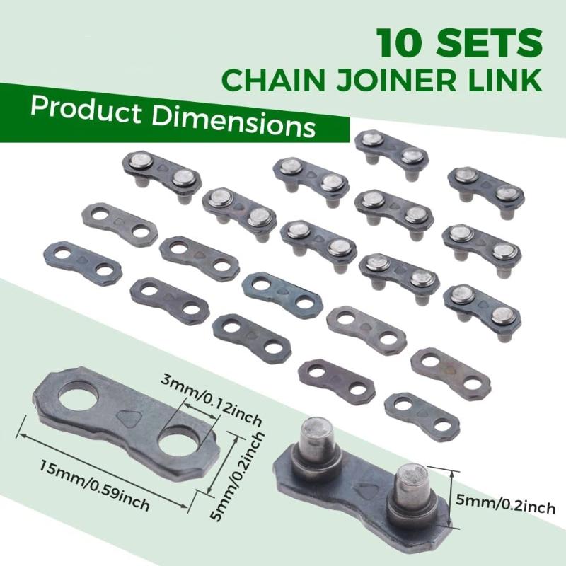 Chainsaw Chain Breaker Rivet Splitter Repair Tool Labor Saving Design Fits 1/4" to .404" Saw Chains for Outdoor Cutting Work