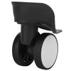1 Pair Black Luggage Wheel Universal Suitcase Replacement Accessory Outdoor Supplies