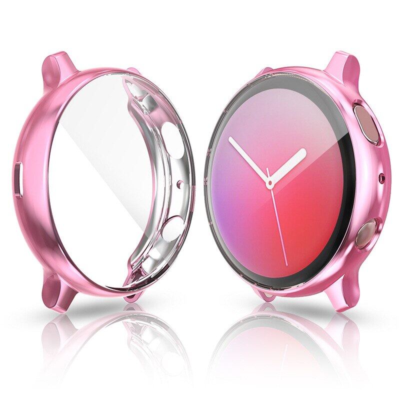 Compatible for Samsung Galaxy Watch Active Case Soft TPU Bumper Full Around Screen Protector Galaxy Watch Active 40mm SM-R500