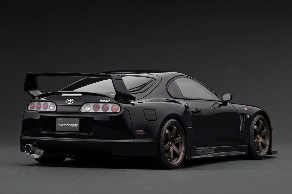 Ignition Model Scale Toyota Supra TRD 3000GT Black Finished Product IG3599 TK.Company 1/18 (A80)