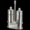 Stainless Steel Oil and Seasoning Dispenser Set