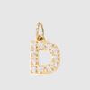 1 PC Stainless Steel & Natural Stone Capital Letter A-Z Charms Pendants DIY Necklace bracelet Jewelry Making Findings 8mm Dia.
