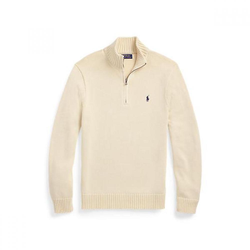 Polo Ralph Lauren Men Cotton Quarter Zip Sweater  Mnposwe16822188101 
