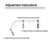 Trendy Pearl Beaded Sunglass Chain Hanging Cord Adjustable Glasses Chain Nonslip Anti Drop Eyeglass Holder Strap Outside Casual