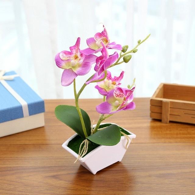 1set Fashion Decoration Artificial Plant Potted Creative Bonsai for Home Wedding Decoration DIY Supplies