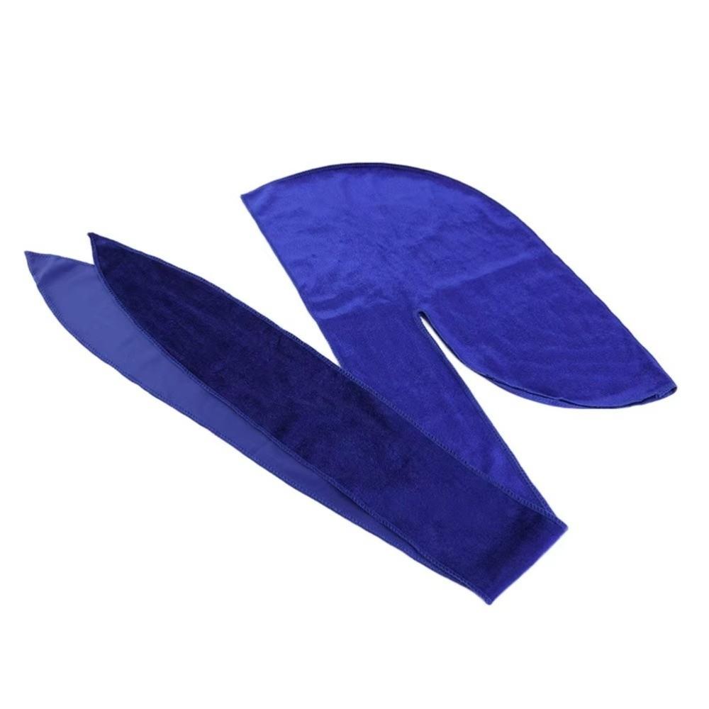 Νέα Καλύμματα Κεφαλής Durags Βελούδινα Αναπνέοντα Ελαστικά Πειρατικό Καπέλο Μακριά Ουρά Ρυθμιζόμενο Μαντήλι Κεφαλής Unisex