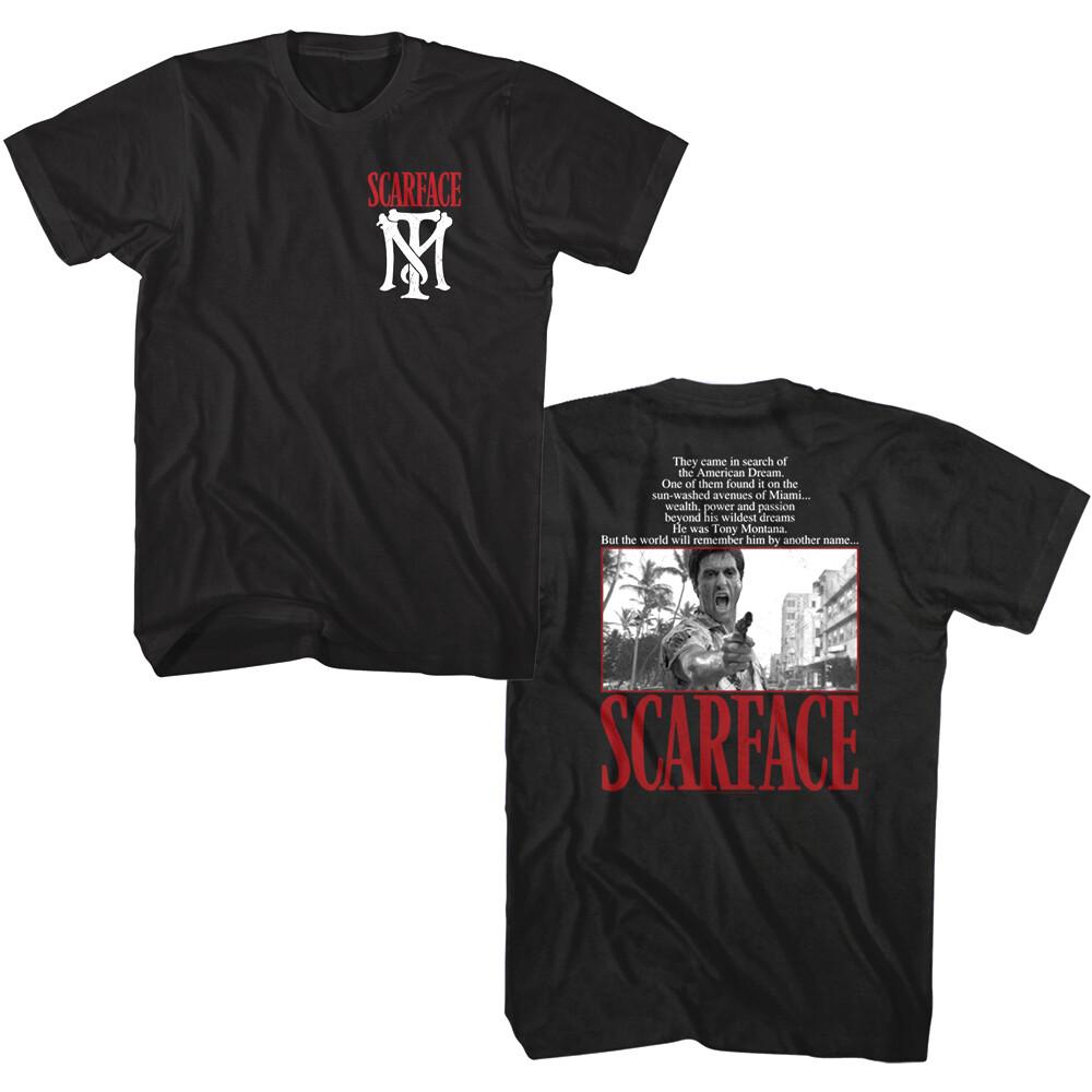 Scarface Another Name Tony Montana Men T Shirt American Dream Wealth Passion L