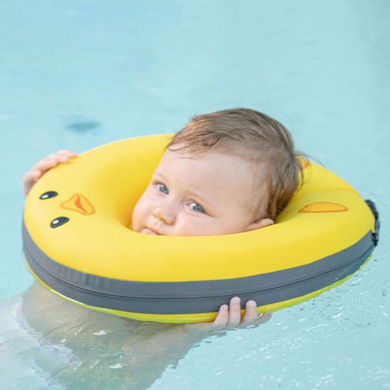 Baby Swim Neck Float Non-Inflatable Anti-overturn Adjustable Summer Swimming Pool 0-6 Months
