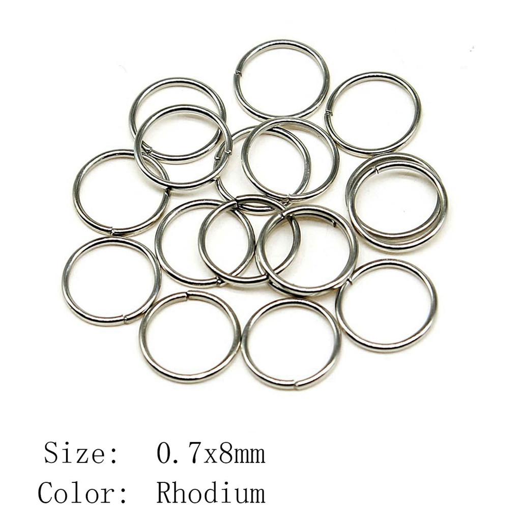 Father's Day Jewelry Materials Split Rings 5 Colors 9 Sizes Accessories Parts Women's Clothing Accessories For Women