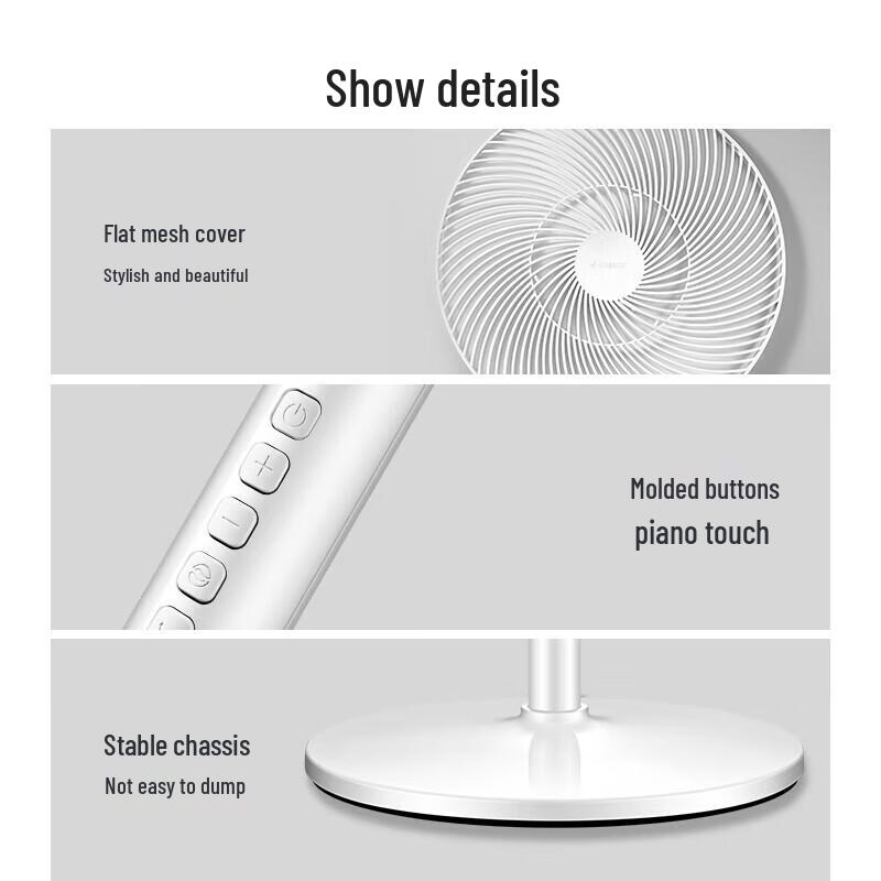 Airmate 7-Blade DC Inverter Smart Floor Fan CN plug (adapter included)