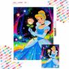 5D DIY All Diamond Art Painting Kit Cinderella Rose Sparkle Home Decor Gift