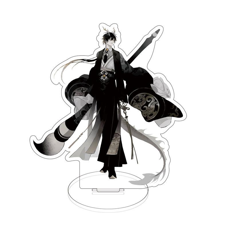 

Game Merchandise Paimon Qiqi Di Luke S Figure Big Stand Painting Animation Acrylic Big Stand Brand Personality 15cm*3PCS