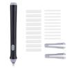 Tenwin Electric Battery Operated Automatic Pencil Eraser with 22 Eraser Refills (Black)