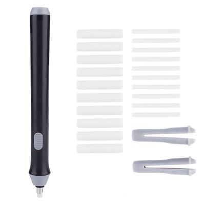 Automatyczna gumka do ołówków Tenwin na baterie z 22 wkładami do gumek (czarny)