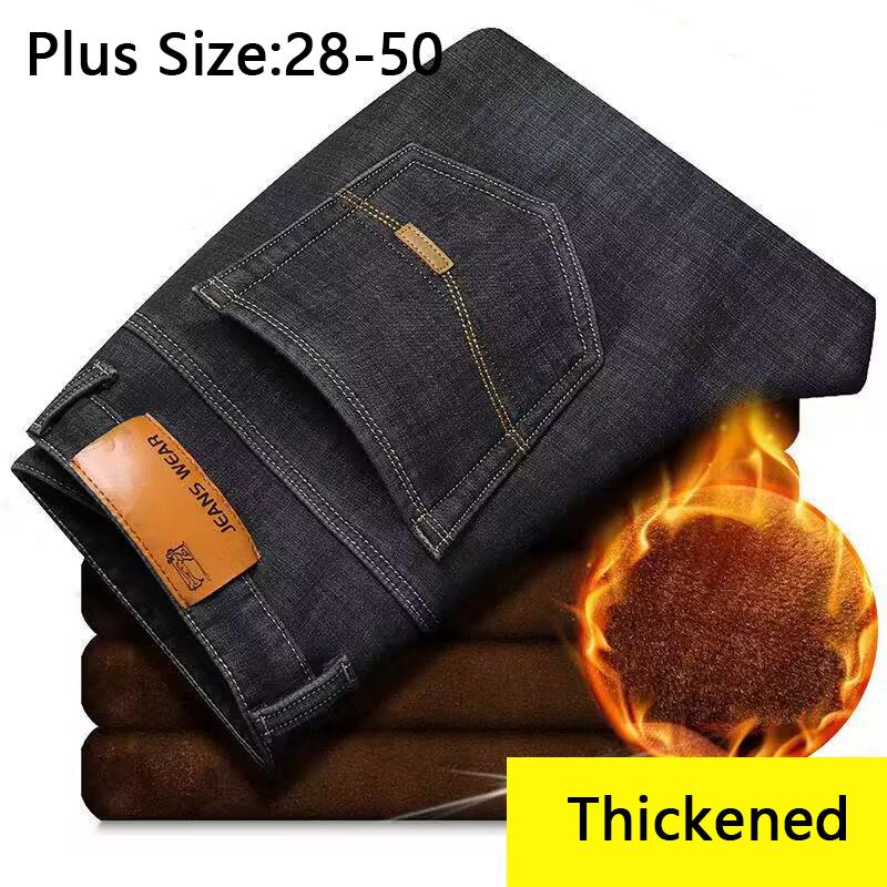 Jeans für Herren in Übergröße, gerade, lässig, lockere Hose