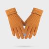 Autumn Winter Version of The Touch Screen Knitted  Plus Thickening Outdoor Riding Gloves for Men Women Accessories