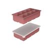Silicone Ice Cube Tray with Lid: 4-Grid Frozen Soup & Food Storage Box