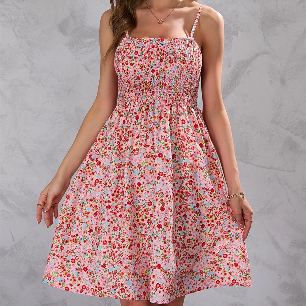 

Женское летнее платье с принтом, повседневные платья для пляжного отдыха