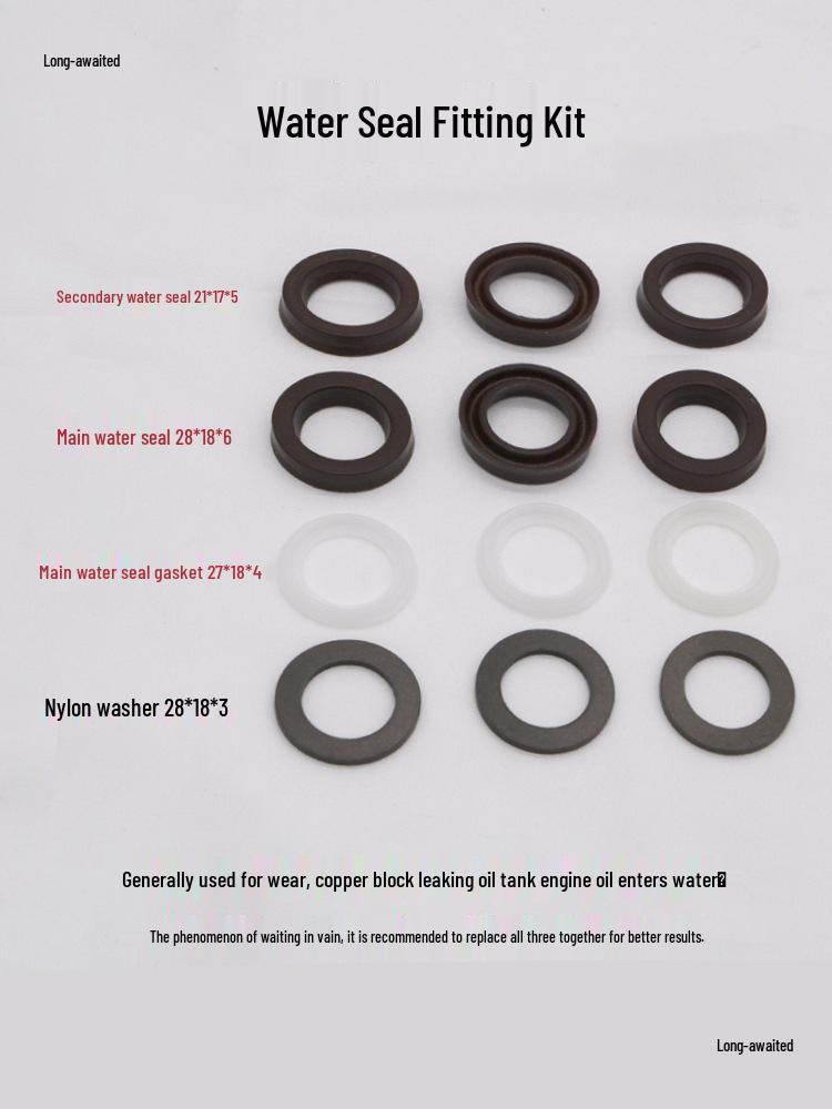 18M 7.5KW High-Pressure Washer Pump Head Kit: Water & Oil Seals, Sealing Ring for Car Wash (3WZ-18145C)