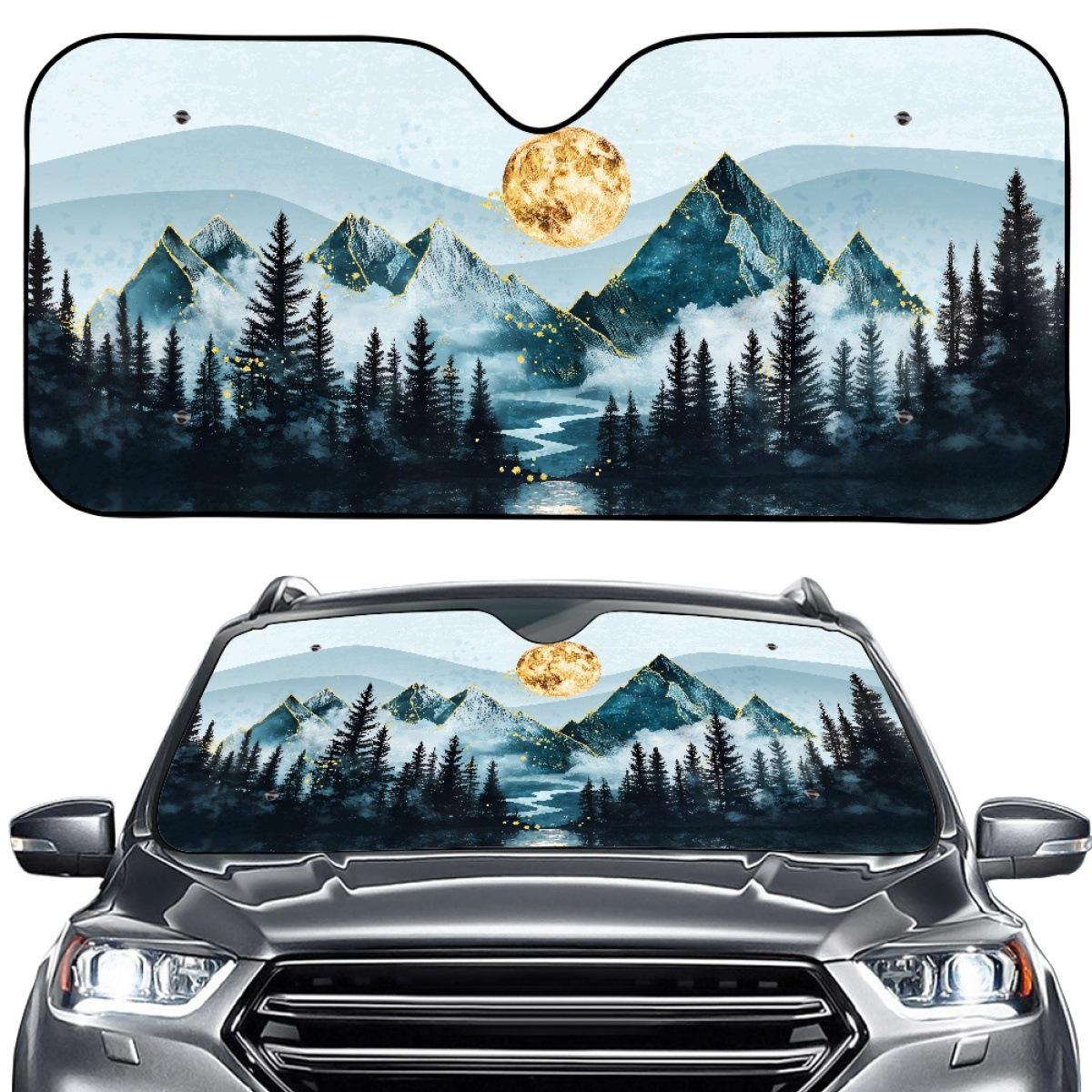 

Portable Foldable Aluminum Sun Shade: Summer Heat Insulation Cover One Size