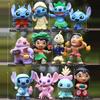 MINISO 12 Stück/Set Stitch Figur Spielzeug PVC Figur Sammelmodell Spielzeug für Kinder Geburtstagsgeschenk