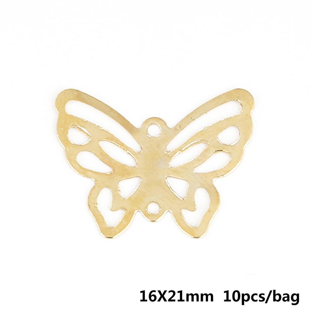 10ks Paví Měsíční Přívěsek Květina DIY Doplňky Součástky Pro Výrobu Šperků