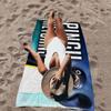 Cartoon Pingu Pinguïn Microvezel Bedrukt Strandlaken Bergbeklimmen Yoga Strand Zwemmen Hardlopen Absorberend Zacht Handdoek