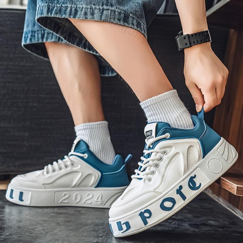 Fashion 2025 Autumn Low Top Thick Soled Casual Sports Shoes for Men Fashion Trend Versatile Mesh Breathable Comfortable Chunky sneakers