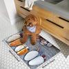Wood Grain Pebbles Pattern Soft Kitchen Rug Anti-Fatigue Kitchen Rug Waterproof Non-Slip Rugs Set Runner Rug Bedside Rug Absorbent Carpet For Kitchen
