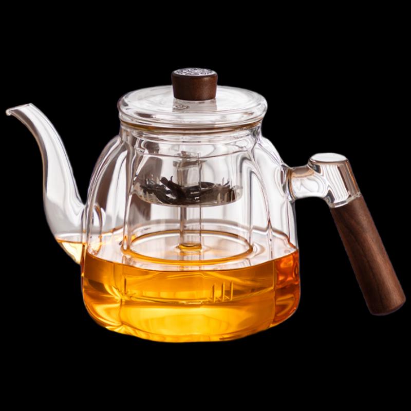 Chating Glass Integrated Brewing Teapot