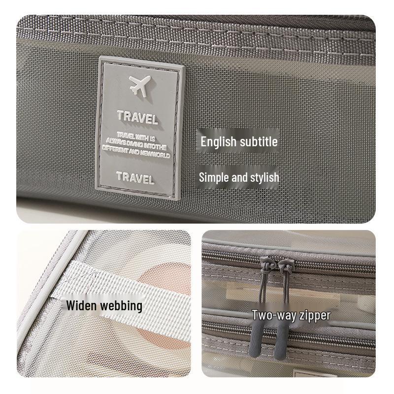 Large Capacity Portable Makeup and Skincare Travel Bag