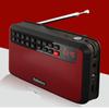 T60 Tragbarer TF-Karten-USB-Mini-FM-Radio-Lautsprecher mit LED-Anzeige Subwoofer MP3-Musik-Player/Taschenlampe