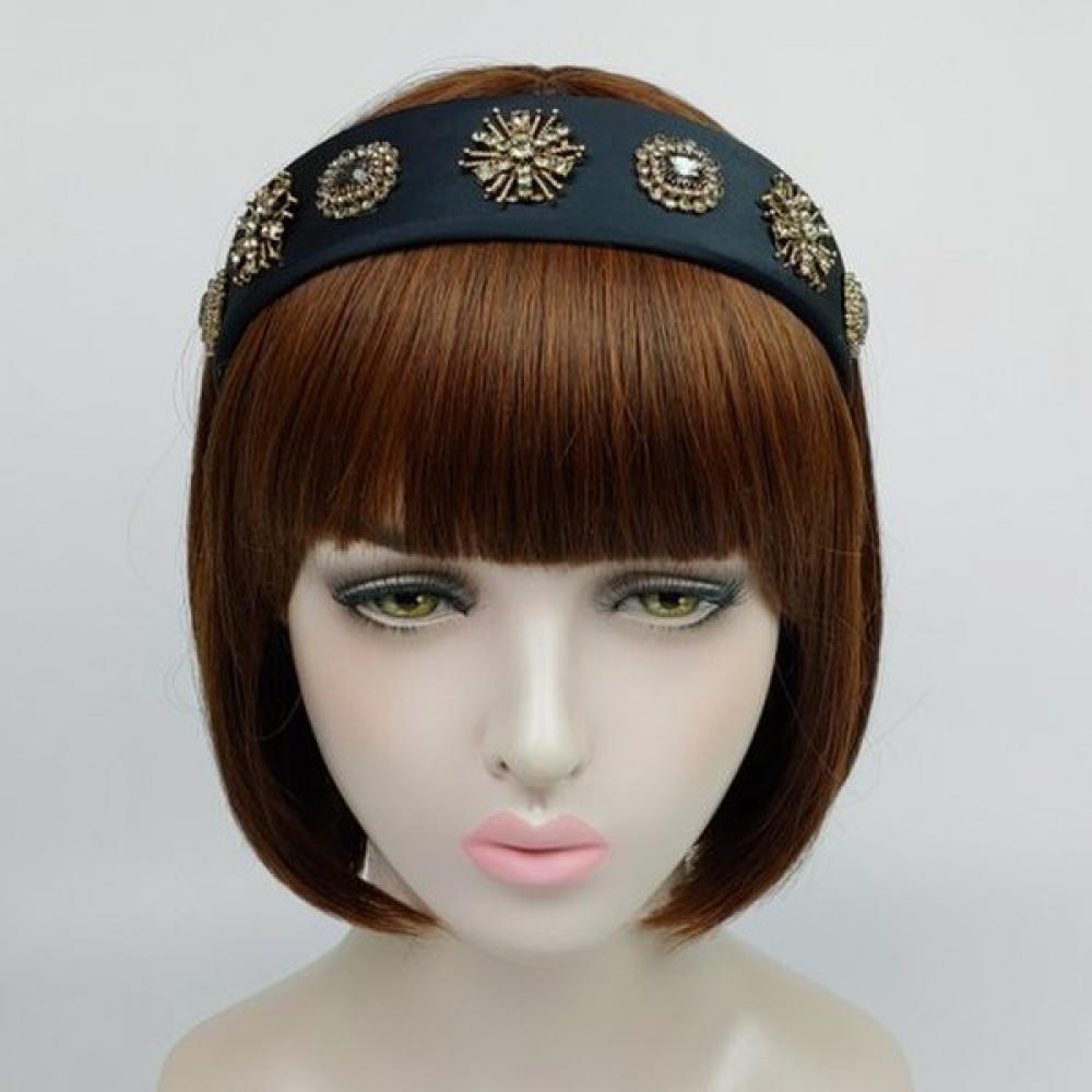 Lala Black Antique Jewelry Hairband  Lalah627 