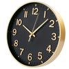 Nordic Silent Wall Clock Black