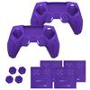 PlayVital 2 Sets Premium Silikonhüllen für Grip Cover für PS5 Cybermechanisches Design Schutzhülle für Kompatibel mit PS5 Offizielles Laden