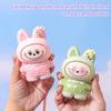 Cute Character Portable Bladeless Neck-Hanging Fan Cartoon Capybara Small Fan Outdoor Usb Charging Fan Students Summer Gifts