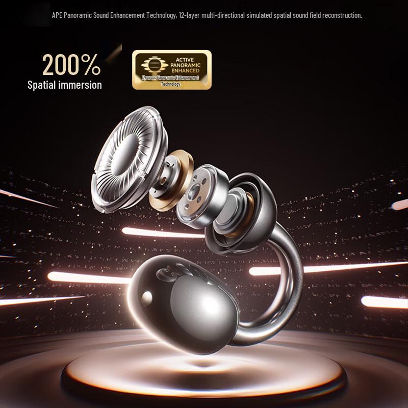 SANAG S7S AI Ear-Clip Sport Noise-Cancelling Bluetooth Headset