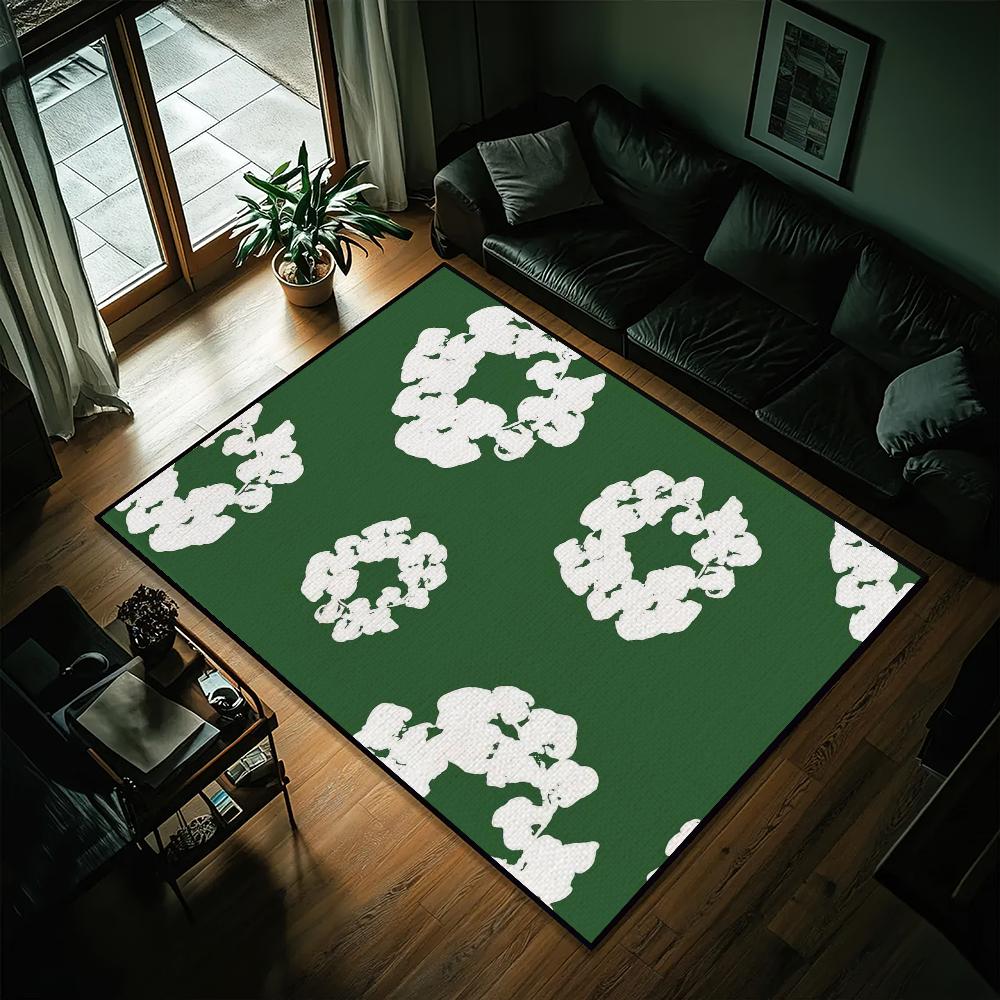 Luxury D-Denim T-Tears Door Mat Entrance Non-slip Washable Kitchen Carpet Living Room Hallway Rug Bathroom Decoration