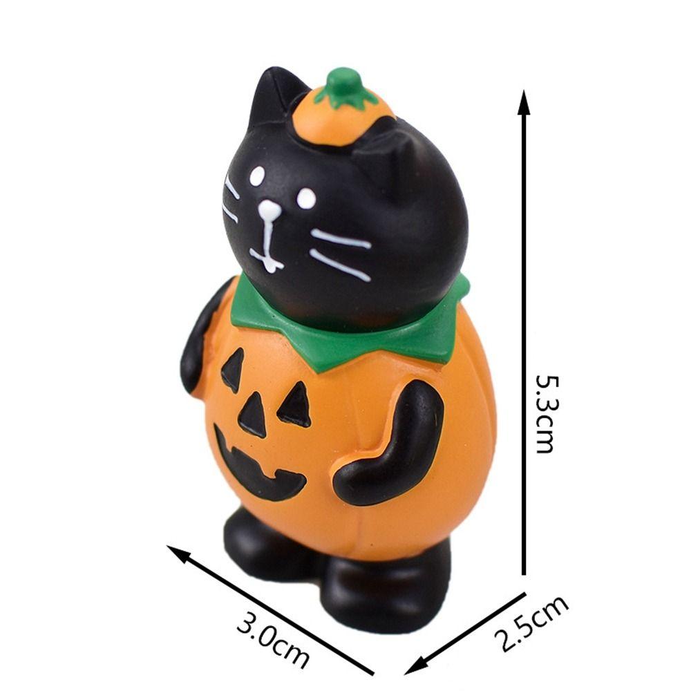 New Resin Halloween Ornaments Ghost Small Miniature Scene Props Creative Cute Desktop Decorations Home