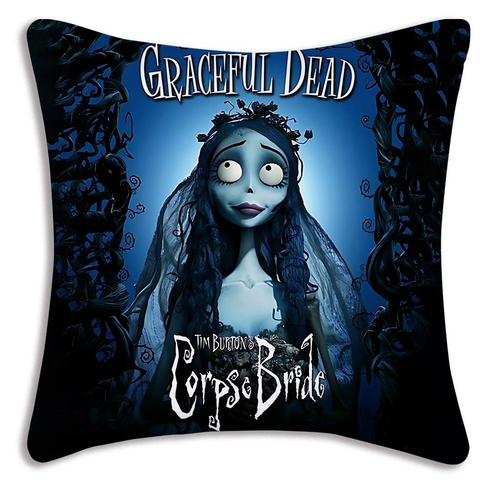 Cute Corpse For B-Bride Pillow Covers Cartoon Sofa Decorative Home Double-sided Printing Short Plush Cute Cushion Cover