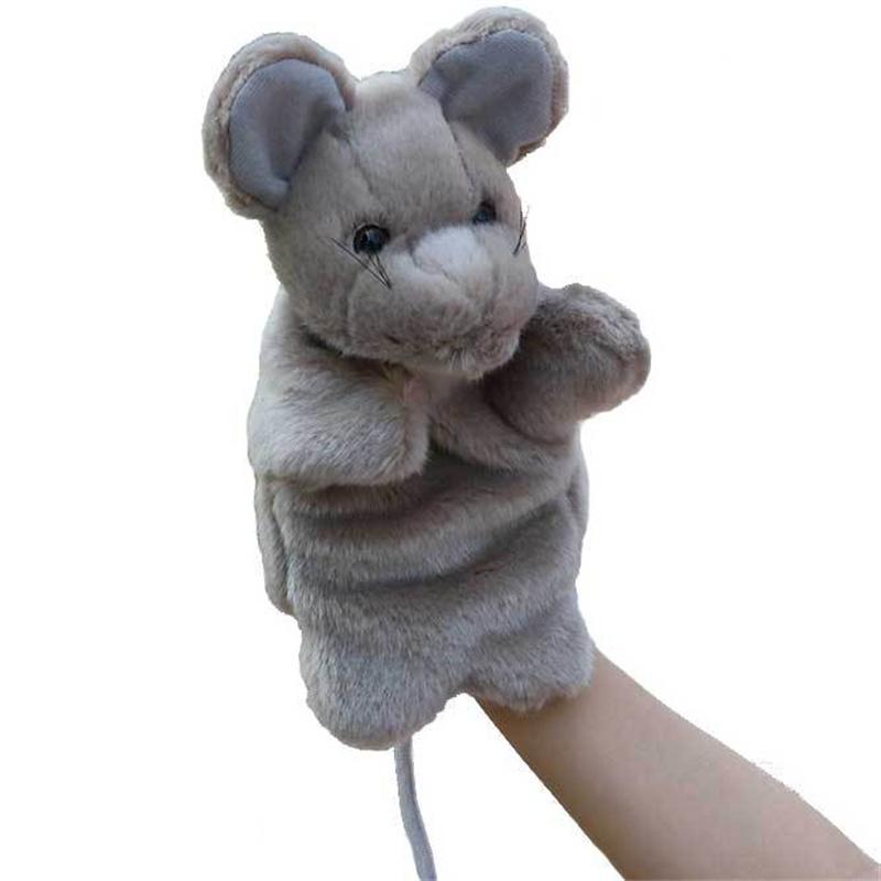 Kaninchen Handpuppe Cartoon Osterhase Finger Handschuh Stofftier Muppet Kinder Frühe Pädagogische Jungen Mädchen Theater Spielzeug Puppen