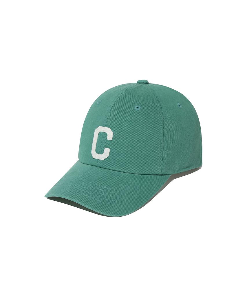 COVERNAT C-Logo Cozy Fit Washed Ball Cap Green