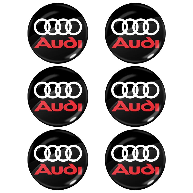 2026 Hot Car Door Handle Sticker Emblems 3D Dome Shape Auto Handle Protector For qaz1 A1 A3 8P A4 B5 B6 B7 B8 A5 A6 C5 C6 C7 A7 A8 Q3 Q5