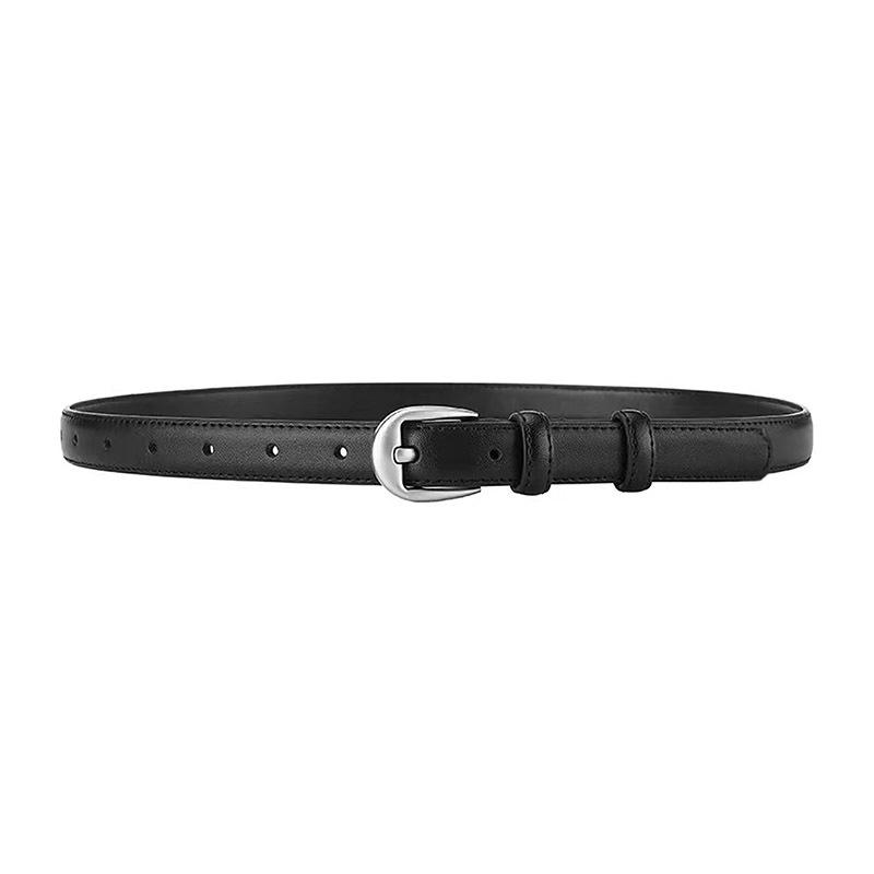 Women's Basic Belt Fashionable and Versatile Women's Commuting PU Imitation Peeled Belt Women's Belt