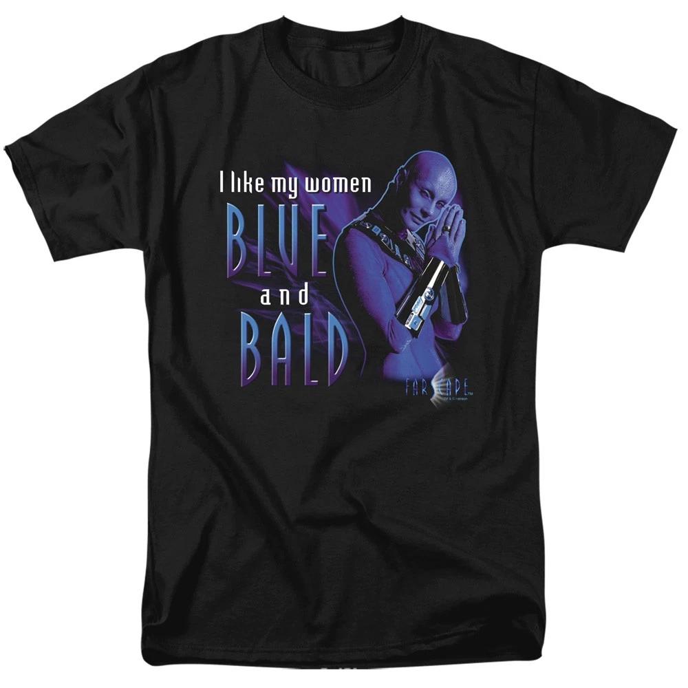 Farscape Blue And Bald Licensed Adult T-Shirt XL